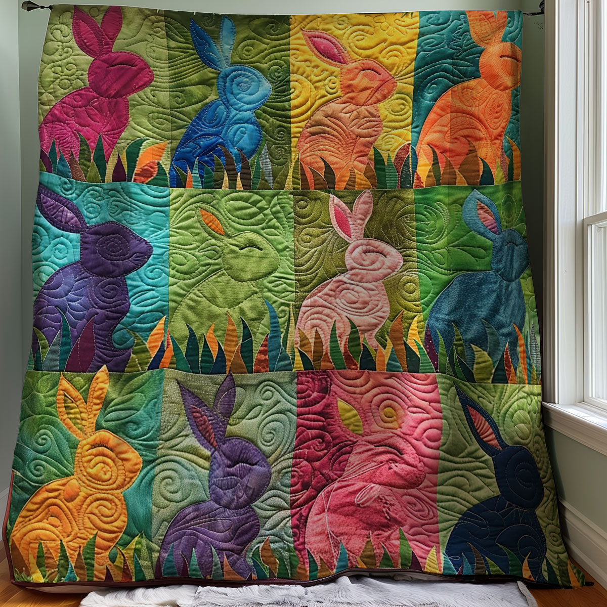 Rabbits WJ1306012CL Quilt