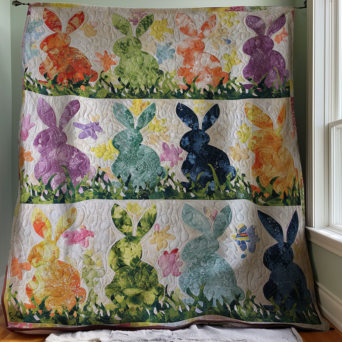 Rabbits WJ1306013CL Quilt