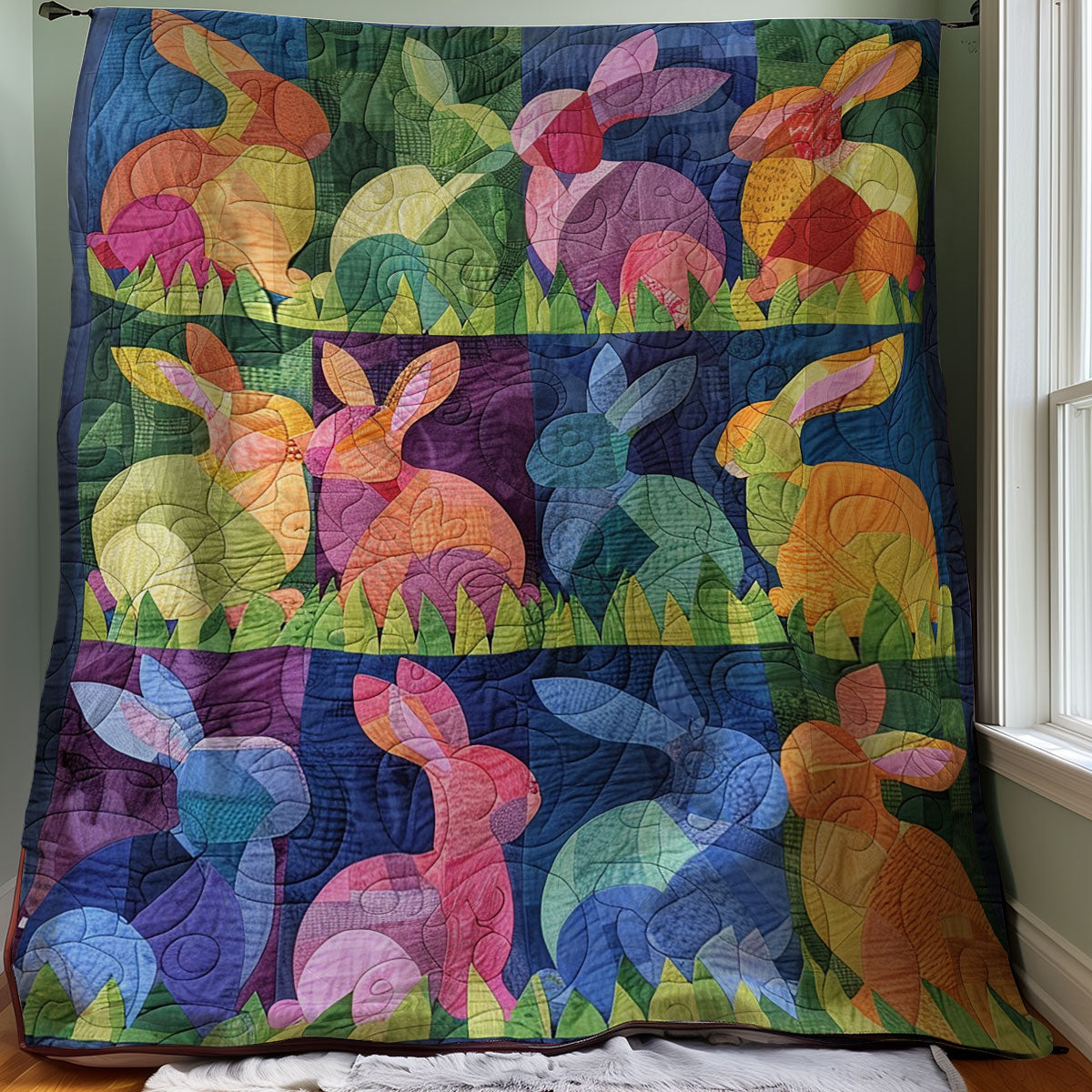 Rabbits WJ1406017CL Quilt