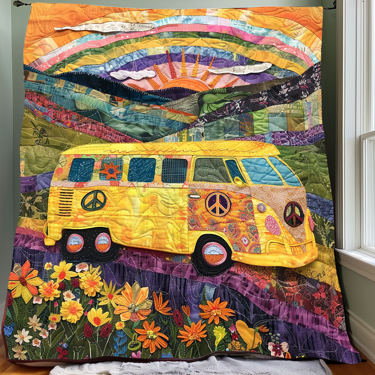 Rainbow Sky Hippie XR1908057CL Quilt