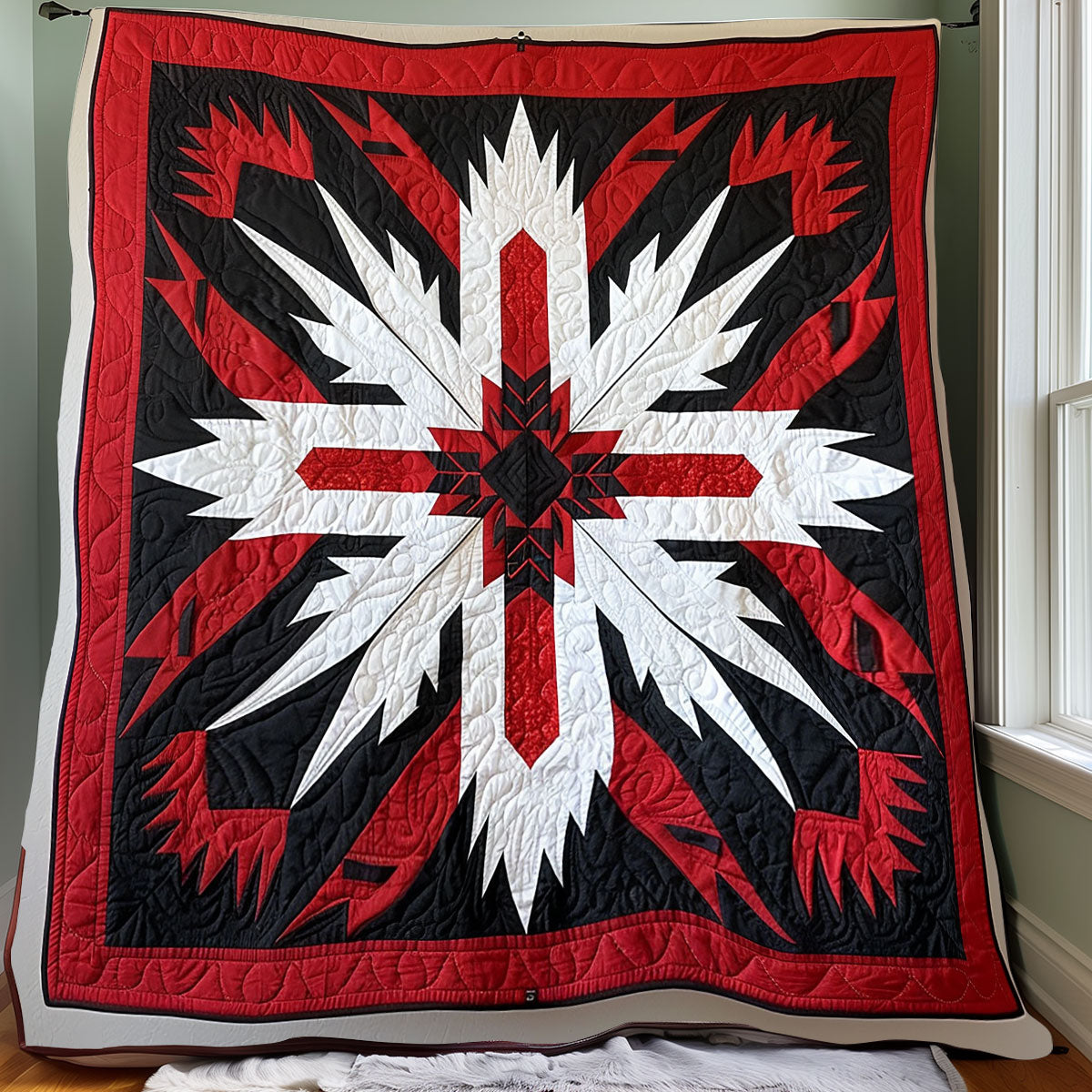 Red Native American XR1806009CL Quilt