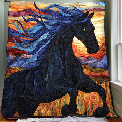 Running Black Horse XR0808030CL Quilt