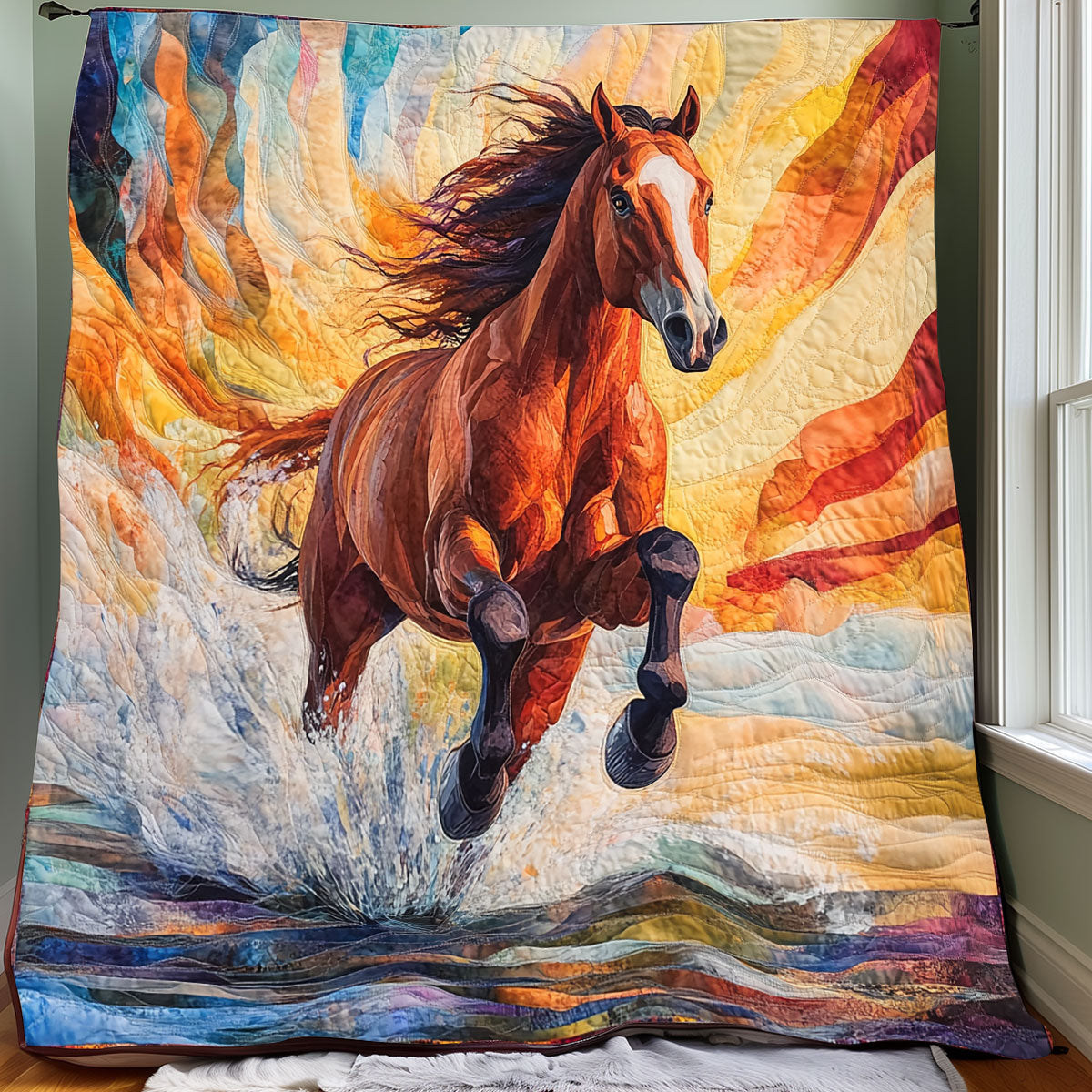 Running Horse XR0808024CL Quilt