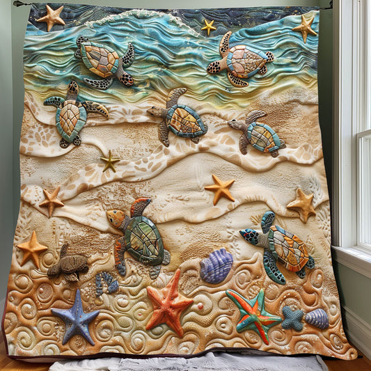 Sea Turtle And Starfish XR1807004CL Quilt