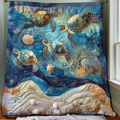 Sea Turtles WO0808015CL Quilt