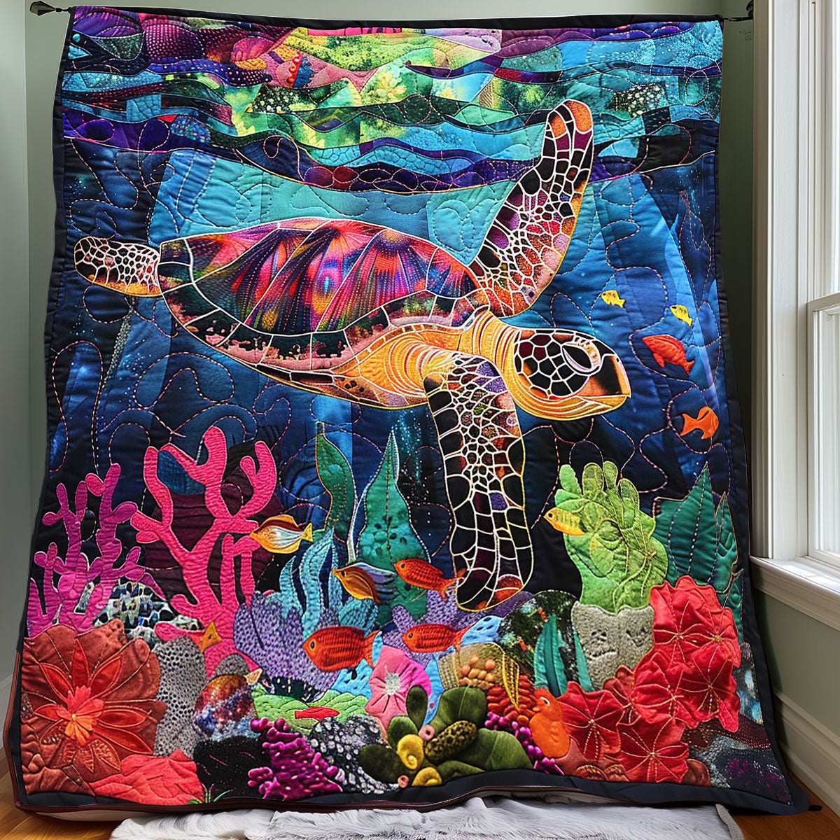 Sea Turtles XR2706010CL Quilt