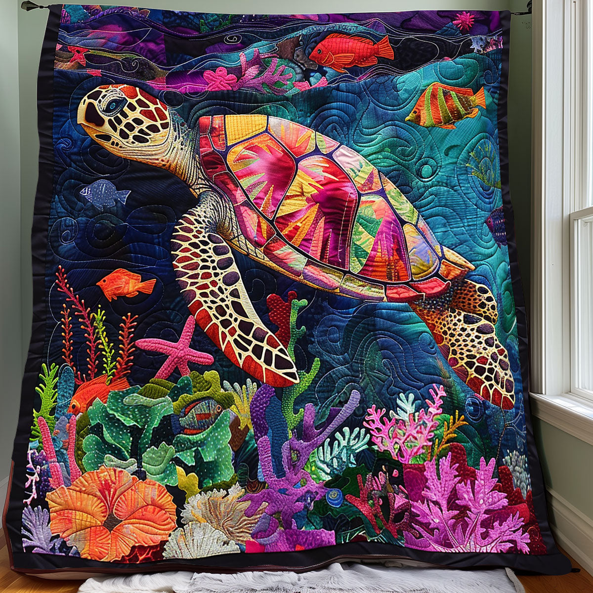 Sea Turtles XR2706012CL Quilt