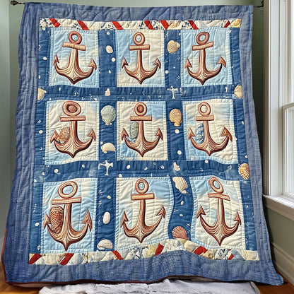 Seashell Anchors XR0108022CL Quilt