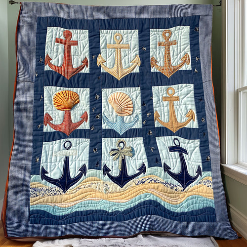 Seaside Anchors XR0108020CL Quilt