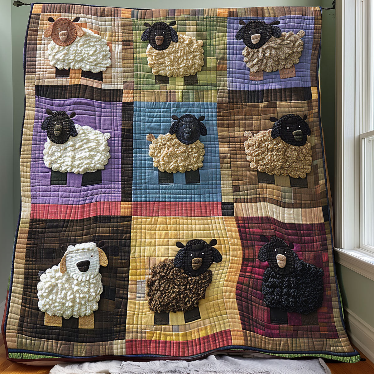 Sheep Lovers XR1206014CL Quilt