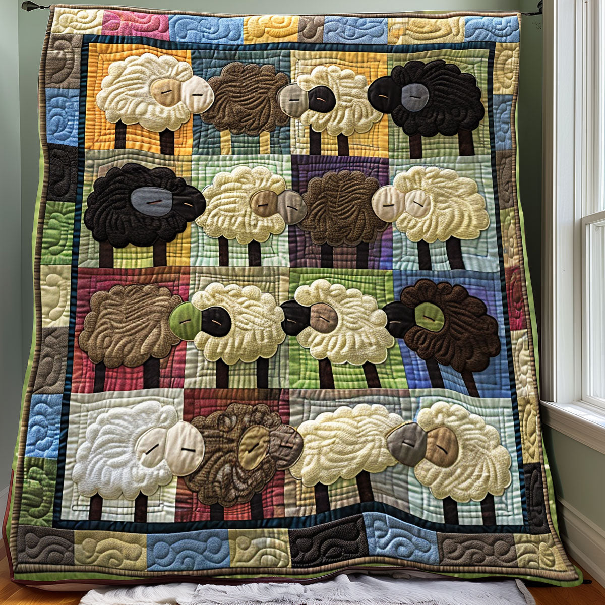 Sheep Lovers XR1206017CL Quilt