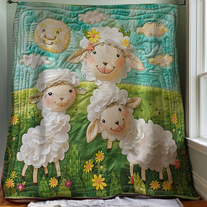 Sheeps Family WO2707012CL Quilt