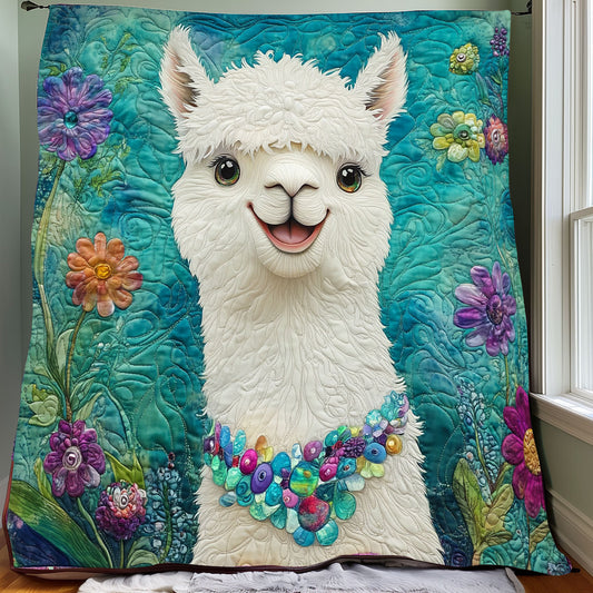 Smiling Alpaca XR0208007CL Quilt