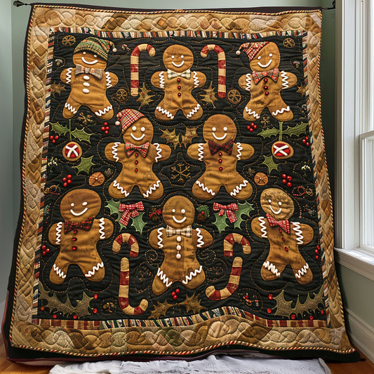 Smiling Gingerbreads XR2008006CL Quilt