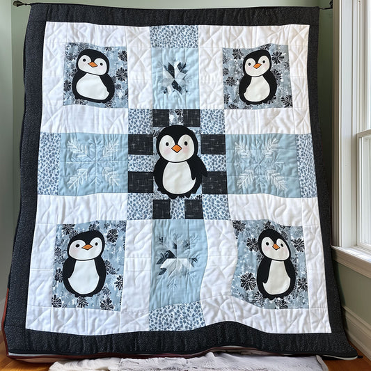 Snowflake Penguins XR0508031CL Quilt