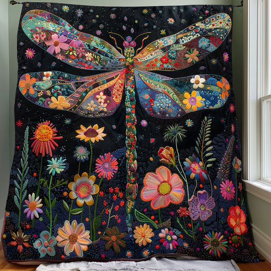 Sparkling Night Dragonfly XR3107034CL Quilt