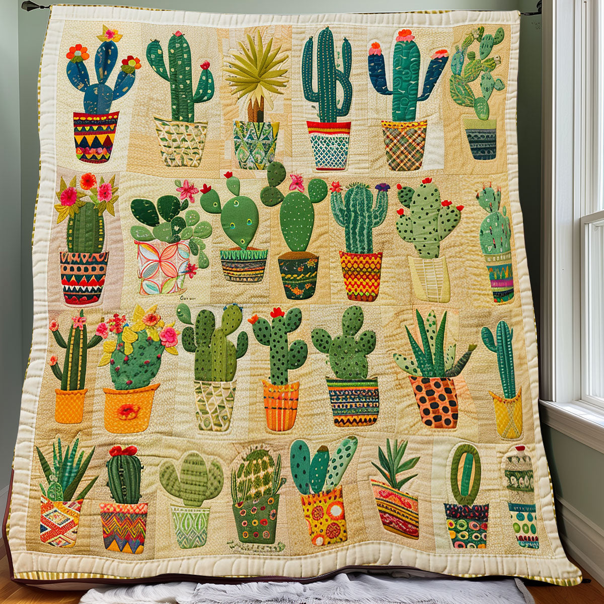 Spirit Cactus XR2607026CL Quilt