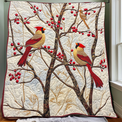 Splendid Cardinal Retreat XR0108013CL Quilt