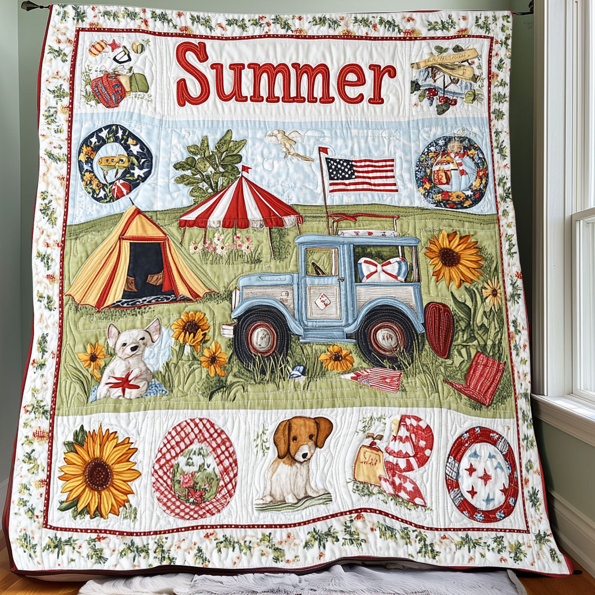 Summer Country XR0108008CL Quilt