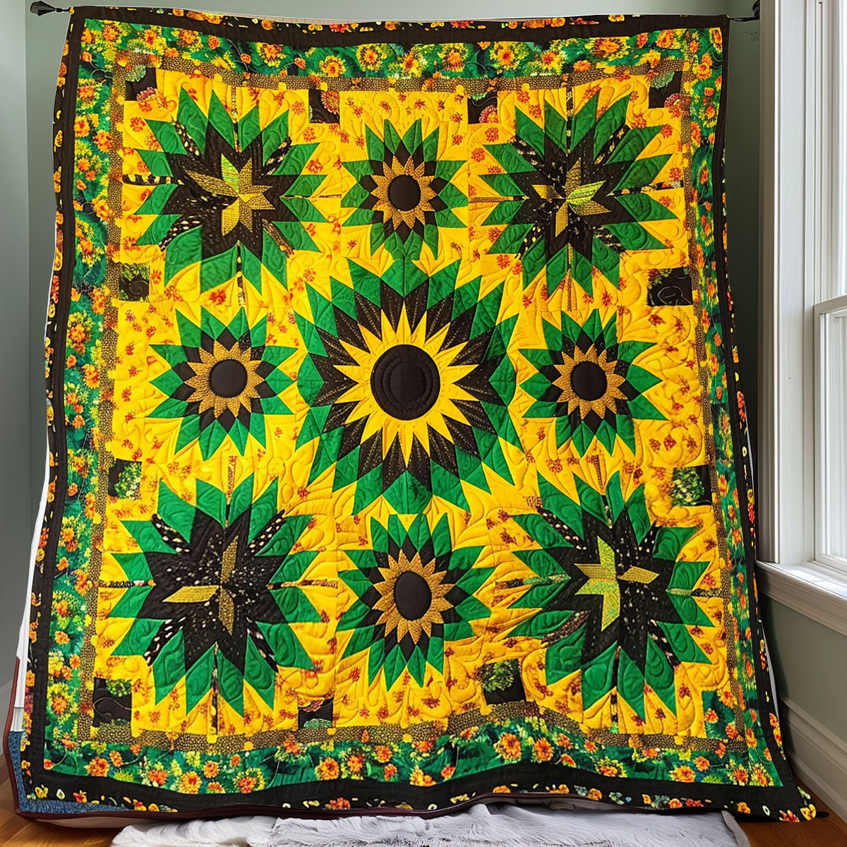 Sunflower Native XR1706009CL Quilt