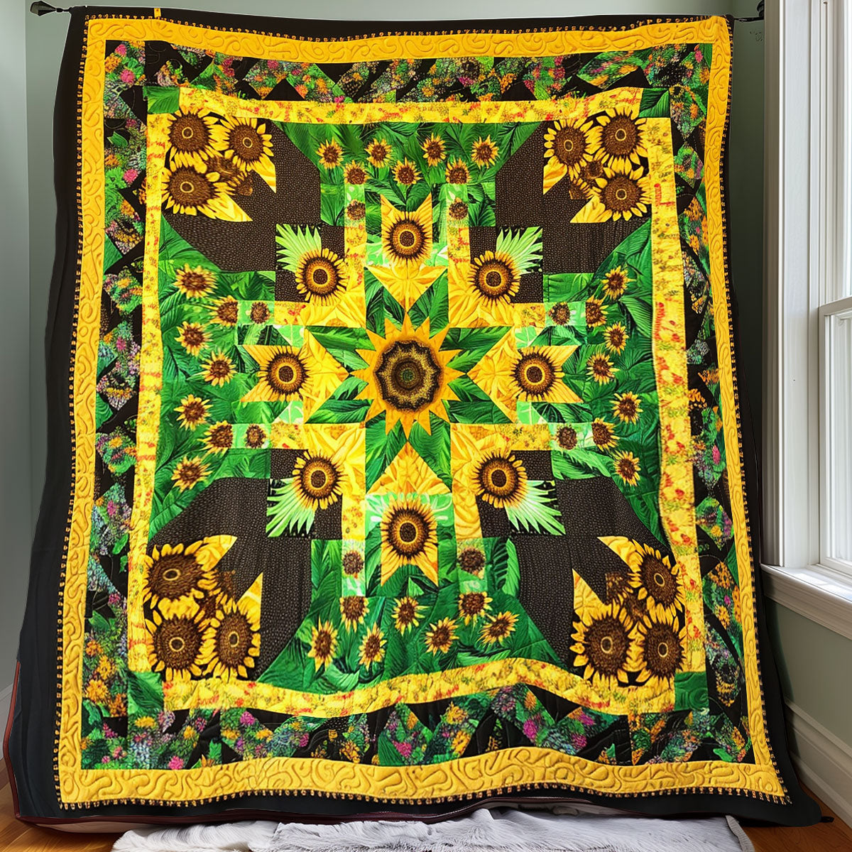 Sunflower Native XR1706010CL Quilt