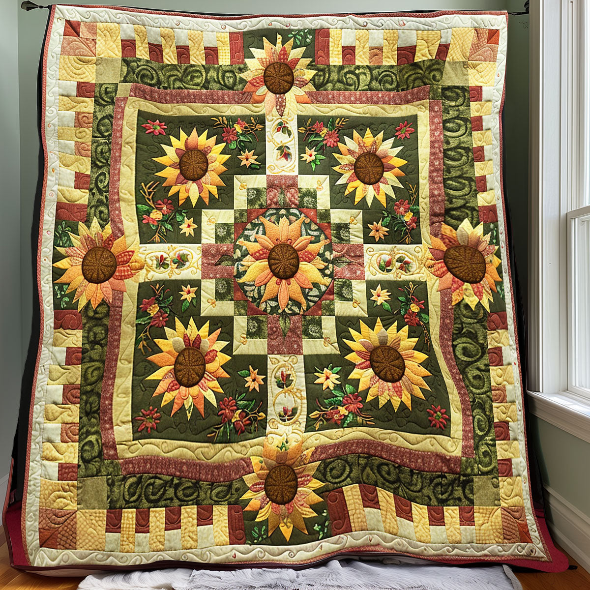 Sunflower XR2206017CL Quilt