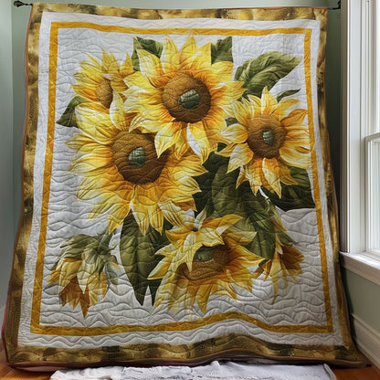 Sunflowers WO3007008CL Quilt