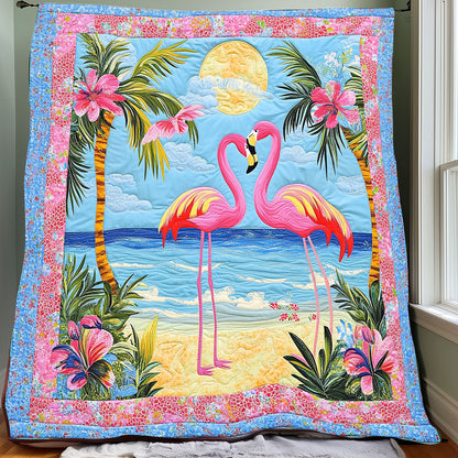 Sunlight Flamingos XR0608042CL Quilt