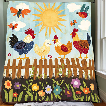 Sunshine Rooster XR0508037CL Quilt