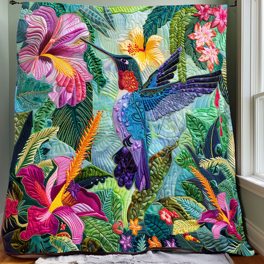 Tropical Hummingbird XR2407041CL Quilt