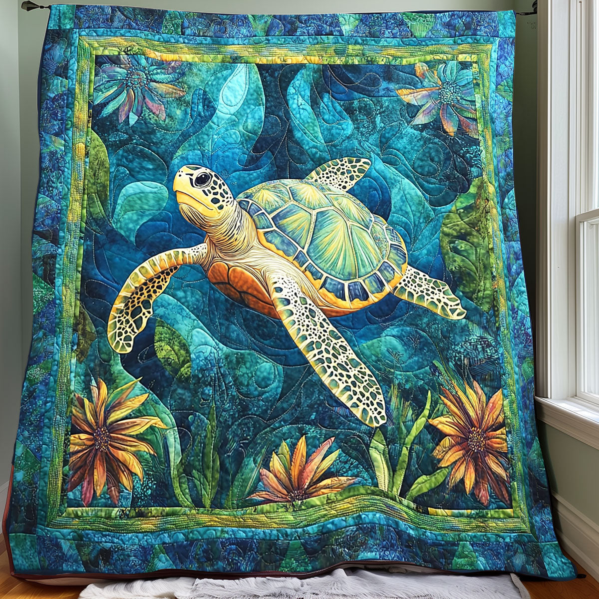 Turtle Oasis XR0608031CL Quilt