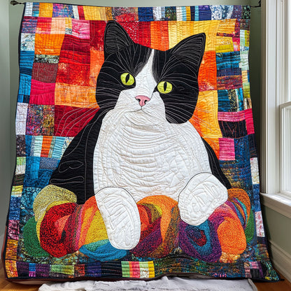 Tuxedo Cat And Yarns XR0608047CL Quilt