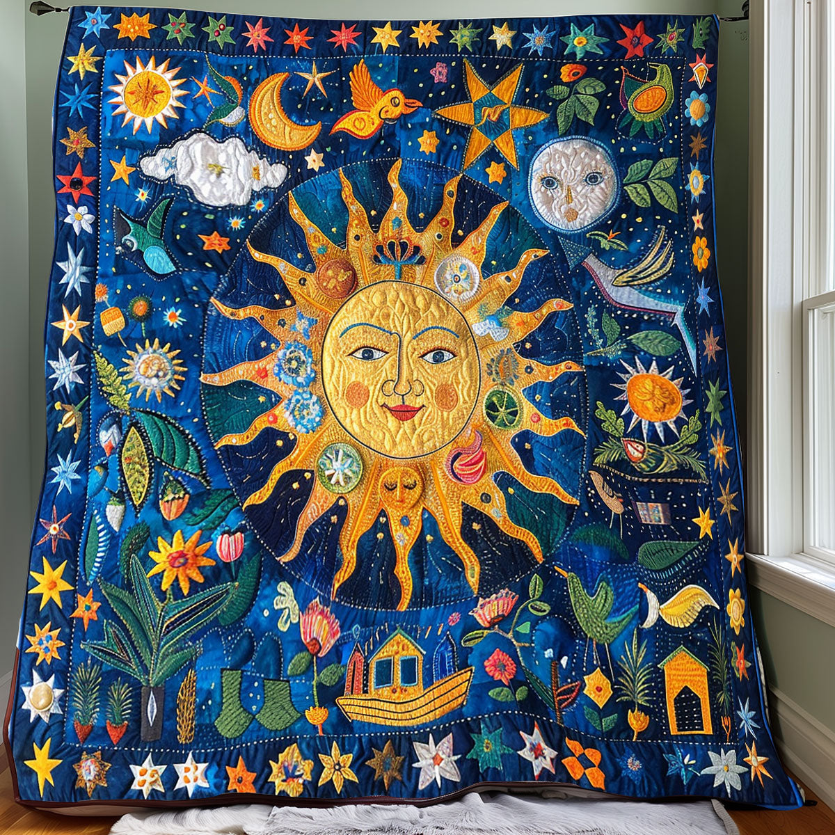 Whimsical Sun XR0507014CL Quilt