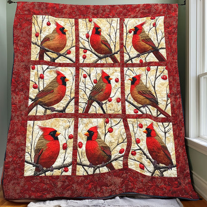 Winter Memory Cardinals XR0108014CL Quilt