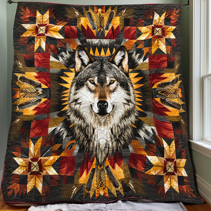 Wolf Native American XR1706005CL Quilt