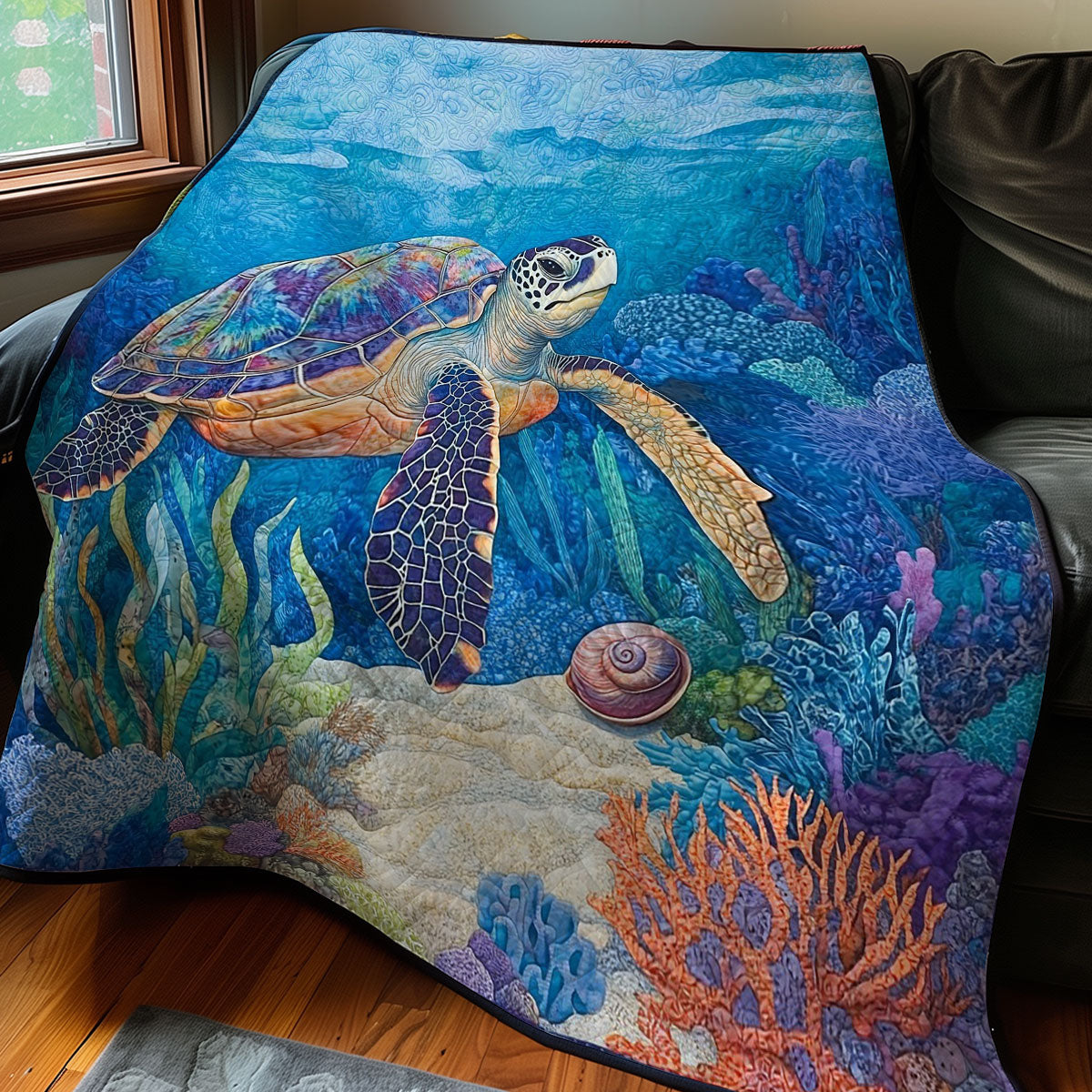 Turtle Sea WO0308004CL Quilt