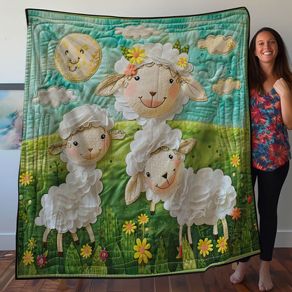 Sheeps Family WO2707012CL Quilt