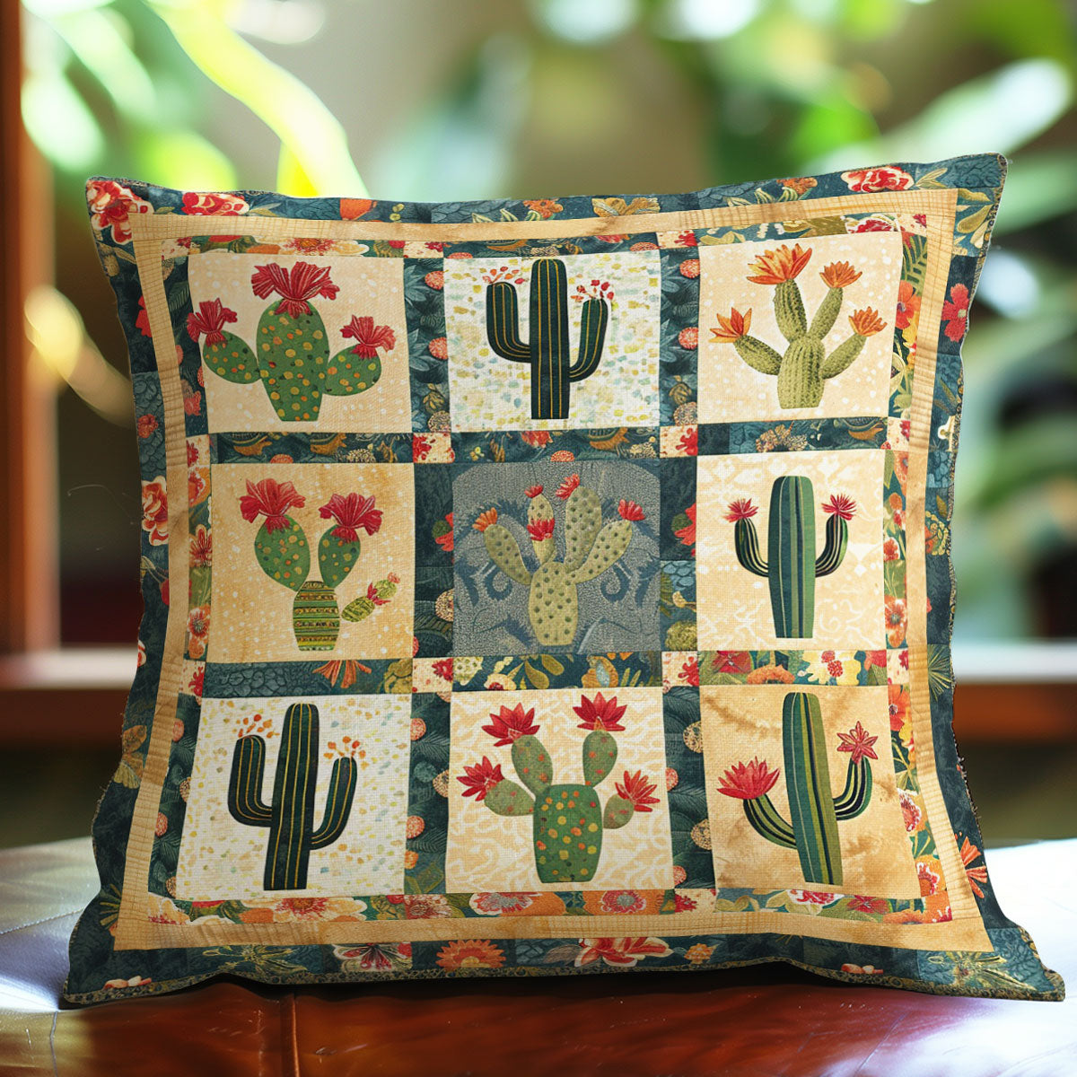 Cactus In The Desert WO2208025CL Quilt Pillow Case