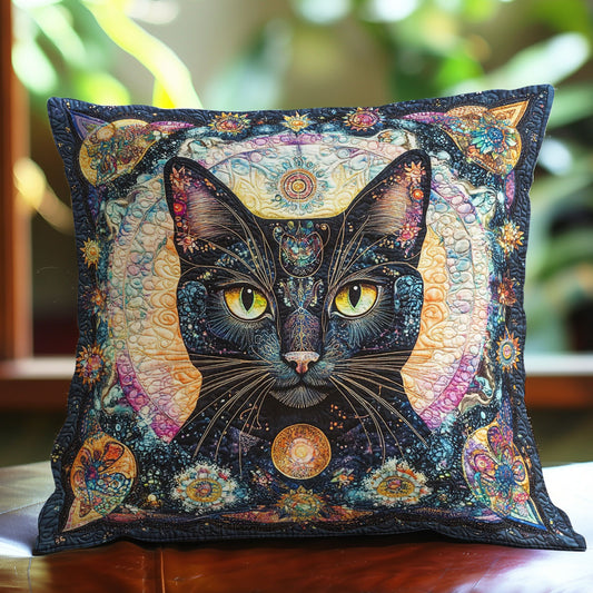 Cat Mandala Art WO0608013CL Quilt Pillow Case