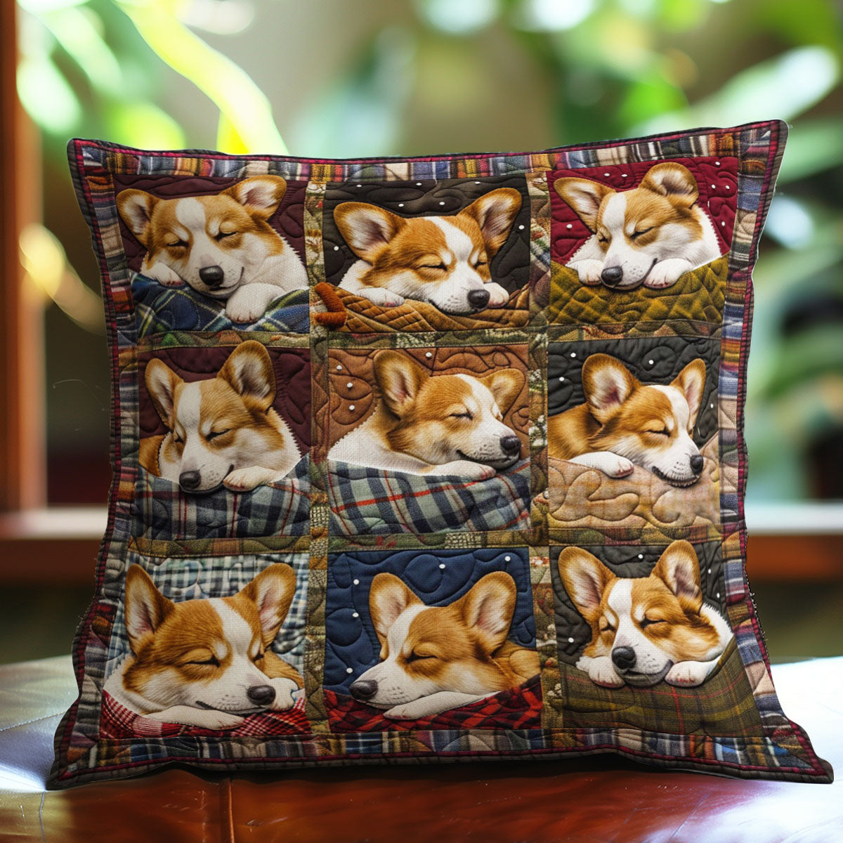 Corgi Dogs Warm WO2808045CL Quilt Pillow Case