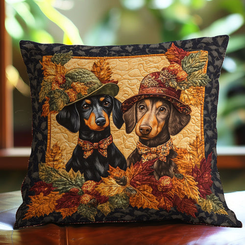 Dachshund WO0608033CL Quilt Pillow Case