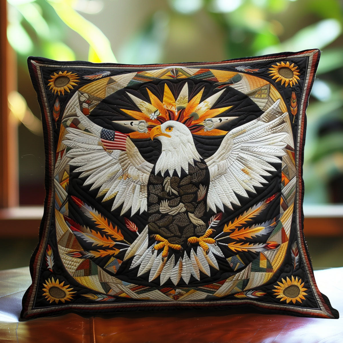 Eagle Native WO1308029CL Quilt Pillow Case