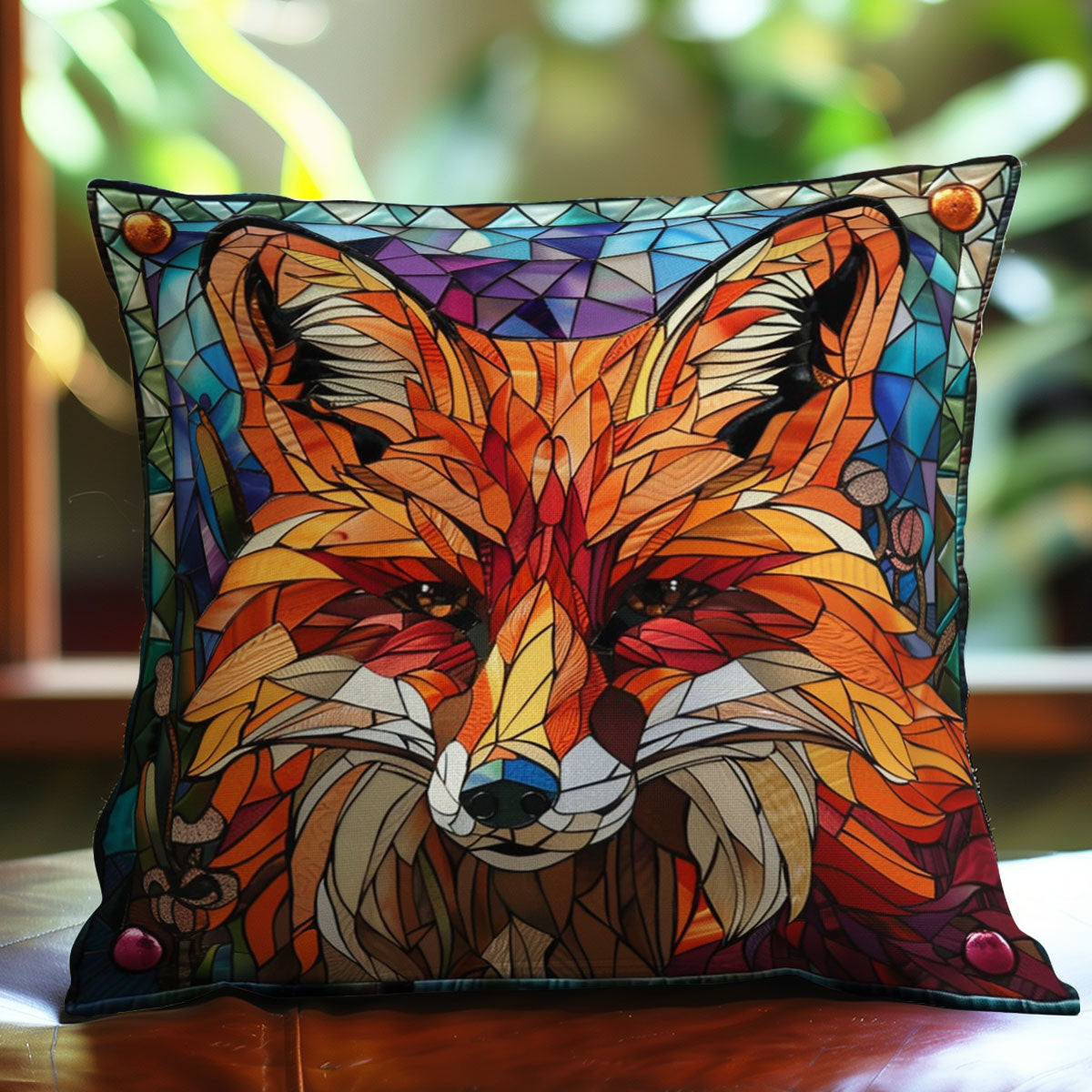 Fox Colorful WO2008051CL Quilt Pillow Case