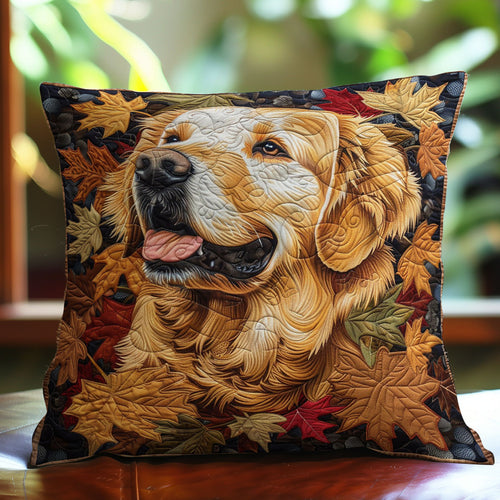 Golden Retriever Autumn WO1308007CL Quilt Pillow Case