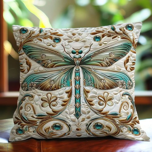 Green Dragonfly WO2308023CL Quilt Pillow Case