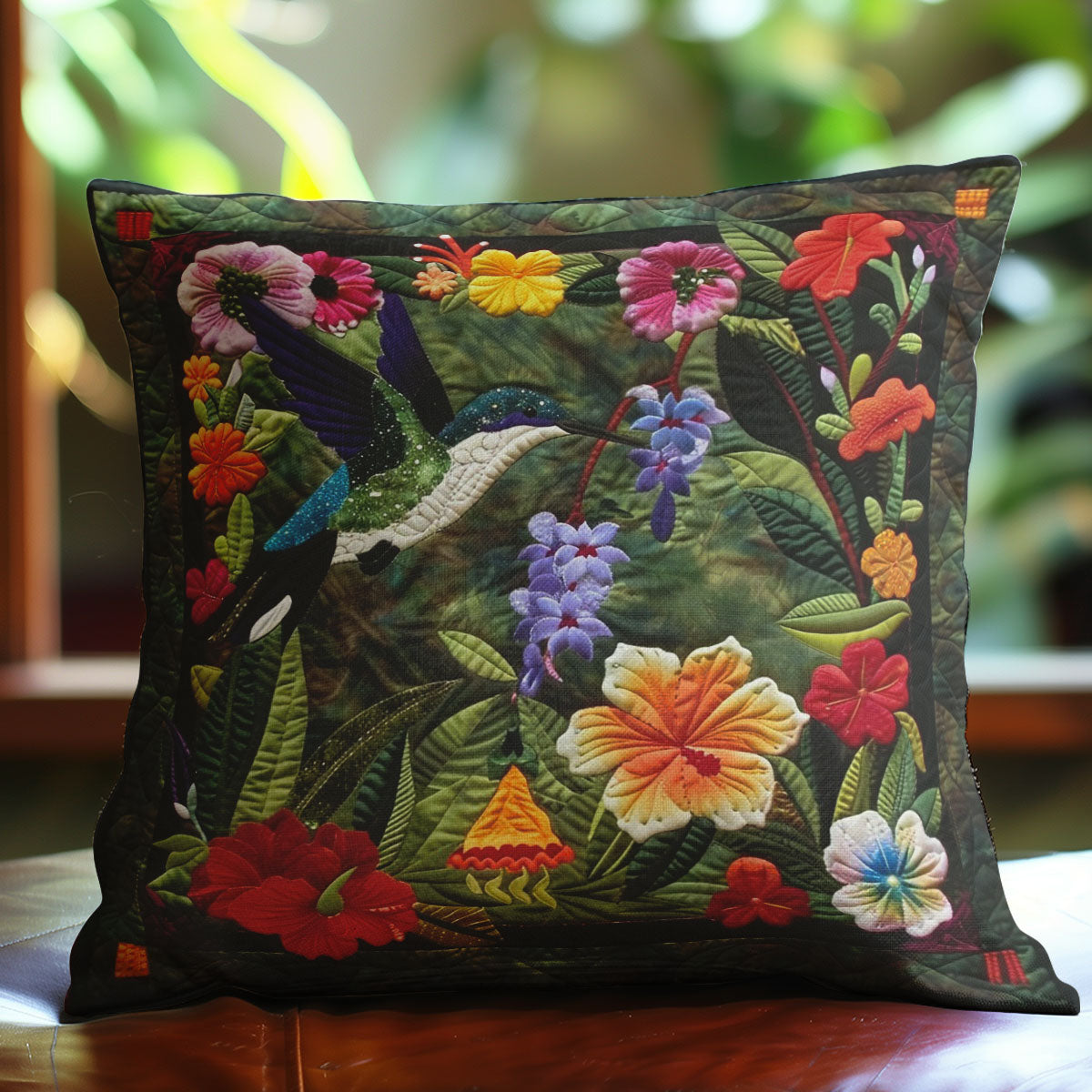 Humming Bird WO2607007CL Quilt Pillow Case