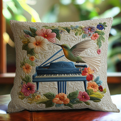 Hummingbird And Piano WO0608042CL Quilt Pillow Case