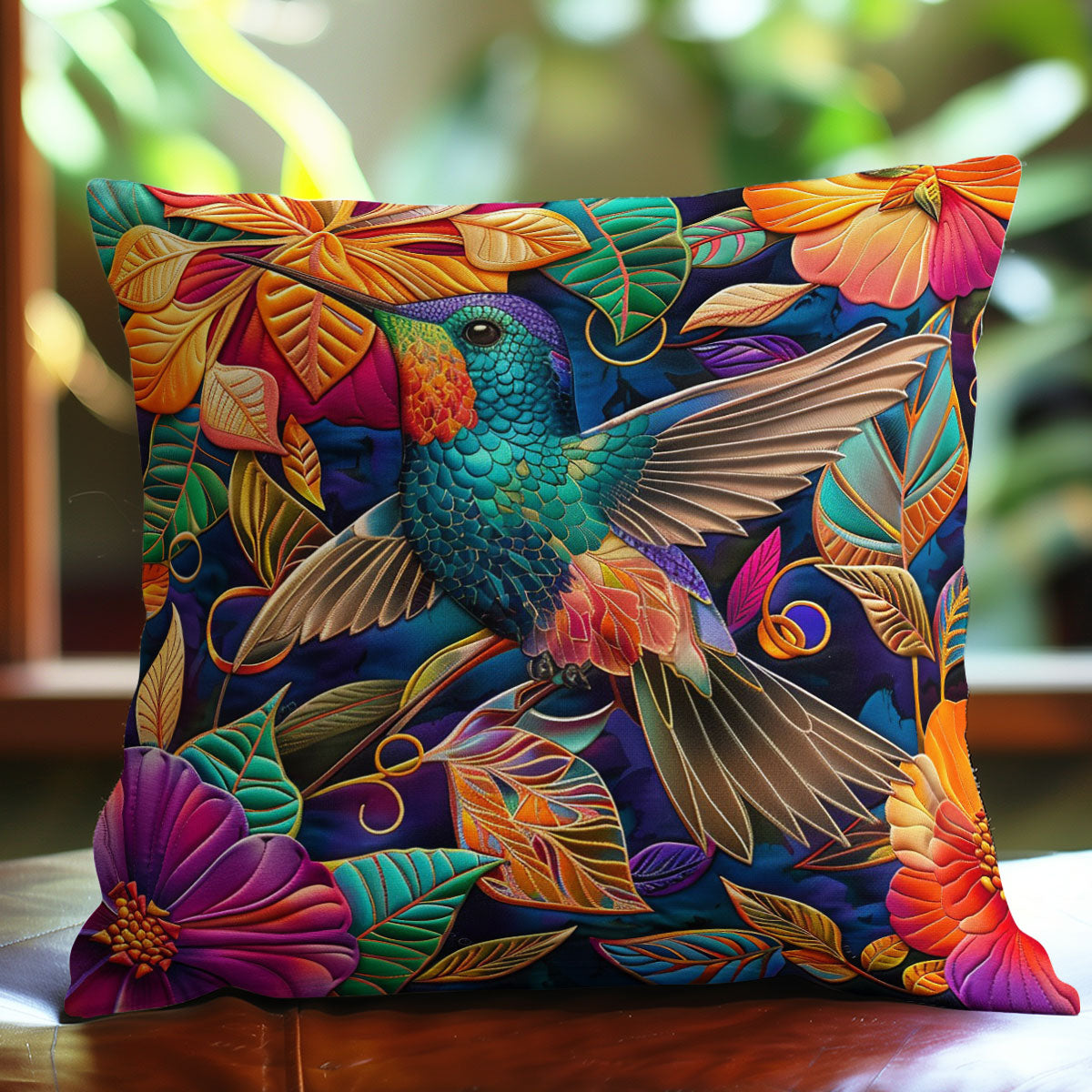 Hummingbird WO0808041CL Quilt Pillow Case