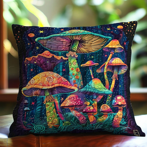 Mushrooms Colorful WO2008049CL Quilt Pillow Case