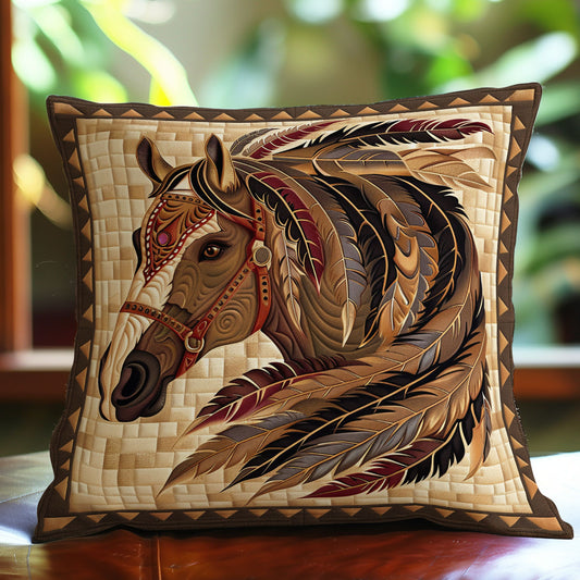 Native Horse WO1608039CL Quilt Pillow Case